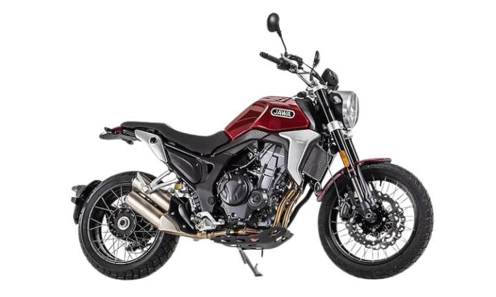 JAWA RVM 500 SCRAMBLER Modello Motocicletta Caratteristiche: Coppia:40.5nm., Potenza:41.9hp, Peso:214, Velocità Massima:180, Capacità Serbatoio: 18, Consumo: 5, Numero Cilindri:2, Numero Valvole: 8