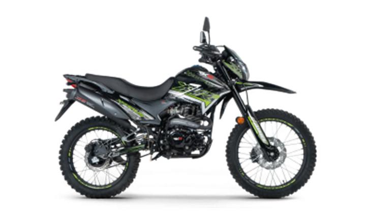 RKS XVR250 Modello Motocicletta Caratteristiche: Coppia:18.4nm., Potenza:16.6hp, Peso:139, Velocità Massima:127, Capacità Serbatoio: 10, Consumo: 3.7, Numero Cilindri:1, Numero Valvole: 4
