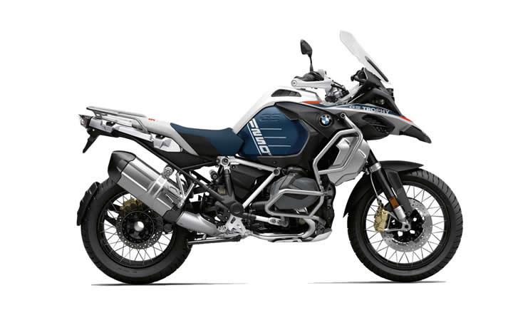 BMW R 1250 GS Modello Motocicletta Caratteristiche: Coppia:143nm., Potenza:136hp, Peso:216, Velocità Massima:210, Capacità Serbatoio: 24, Consumo: 4.7, Numero Cilindri:2, Numero Valvole: 8