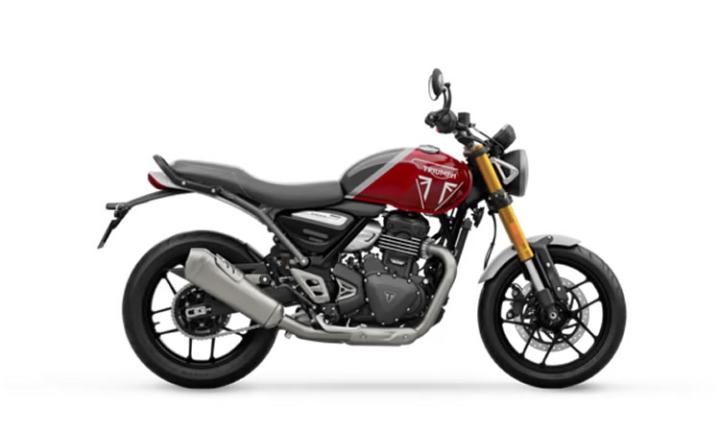 TRIUMPH Speed 400 Caratteristiche del Modello Moto: Tork:37.5nm., Güç:40hp, Peso:170, Velocità Massima:180, Capacità del Serbatoio: 13, Consumo di Carburante: 3.5, Numero di Cilindri:1, Numero di Valvole: 4