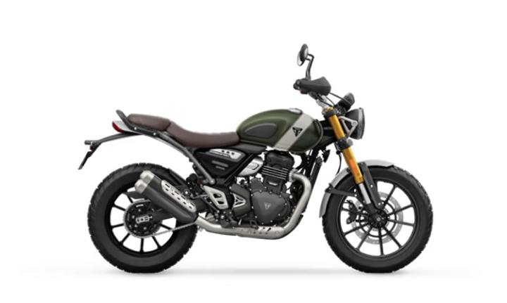 TRIUMPH Scrambler 400 X Caratteristiche del Modello Moto: Tork:37.5nm., Güç:40hp, Peso:179, Velocità Massima:180, Capacità del Serbatoio: 13, Consumo di Carburante: 3.5, Numero di Cilindri:1, Numero di Valvole: 4