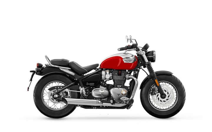 TRIUMPH BONNEVILLE SPEEDMASTER CHROME EDITION Modello di motocicletta Specifiche: Coppia:106nm., Potenza:78hp, Peso:263, Velocità massima:200, Capacità serbatoio: 12, Consumo carburante: 60.9, Numero cilindri:2, Numero valvole: 8