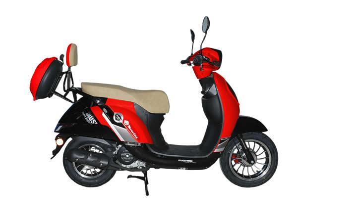 MOTOLUX EFSANE X Modello di motocicletta Specifiche: Coppia:2.6nm., Potenza:2.7hp, Peso:85, Velocità massima:45, Capacità serbatoio: 4.9, Consumo carburante: 2.4, Numero cilindri:1, Numero valvole: 2