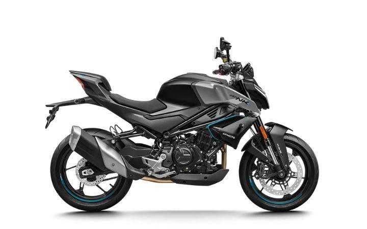 CF MOTO 450NK Caratteristiche del Modello Moto: Tork:39nm., Güç:50hp, Peso:165, Velocità Massima:210, Capacità del Serbatoio: 14, Consumo di Carburante: 4, Numero di Cilindri:2, Numero di Valvole: 8