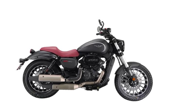 Arora CP 250 Caratteristiche del Modello Moto: Tork:22nm., Güç:26hp, Peso:175, Velocità Massima:150, Capacità del Serbatoio: 14.7, Consumo di Carburante: 4.5, Numero di Cilindri:2, Numero di Valvole: 8