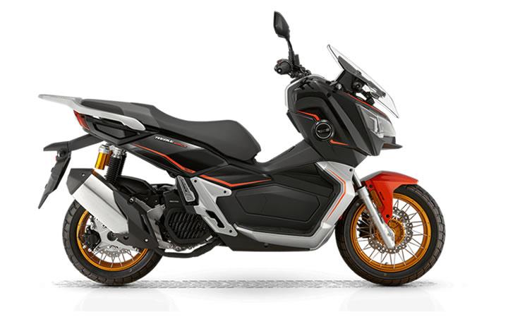 RKS REALE125X Caratteristiche del Modello Moto: Tork:12nm., Güç:14.5hp, Peso:132, Velocità Massima:122, Capacità del Serbatoio: 8, Consumo di Carburante: 3, Numero di Cilindri:1, Numero di Valvole: 4