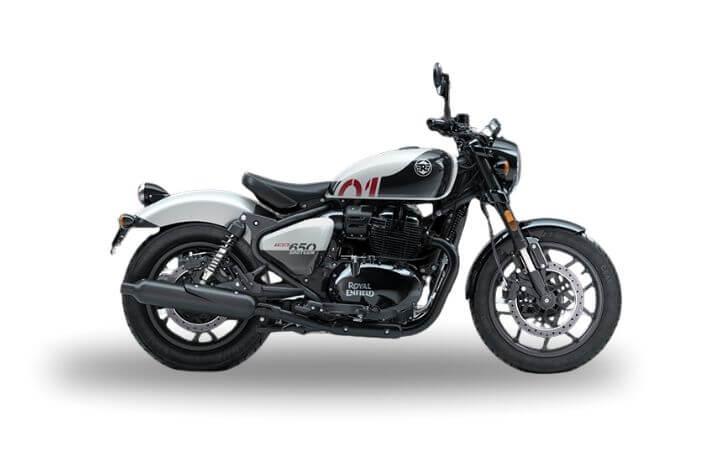 Royal Enfield  Shotgun 650 Caratteristiche del Modello Moto: Tork:52nm., Güç:47.6hp, Peso:200, Velocità Massima:189, Capacità del Serbatoio: 13, Consumo di Carburante: 4.3, Numero di Cilindri:2, Numero di Valvole: 8