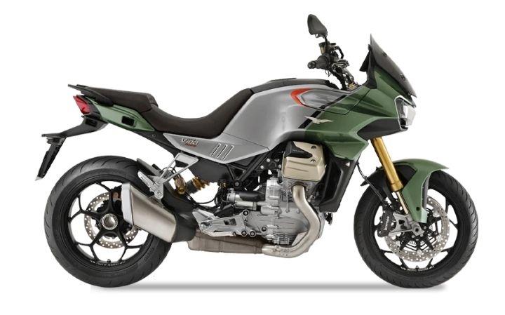 Moto Guzzi V100 Mandello S Modello Motocicletta Caratteristiche: Coppia:105nm., Potenza:115hp, Peso:233, Velocità Massima:240, Capacità Serbatoio: 20.5, Consumo: 4.7, Numero Cilindri:2, Numero Valvole: 8