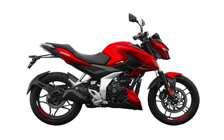 Bajaj Pulsar N 250 Modello Motocicletta Caratteristiche: Coppia:21.5nm., Potenza:22.5hp, Peso:164, Velocità Massima:143, Capacità Serbatoio: 14, Consumo: 3, Numero Cilindri:1, Numero Valvole: 2