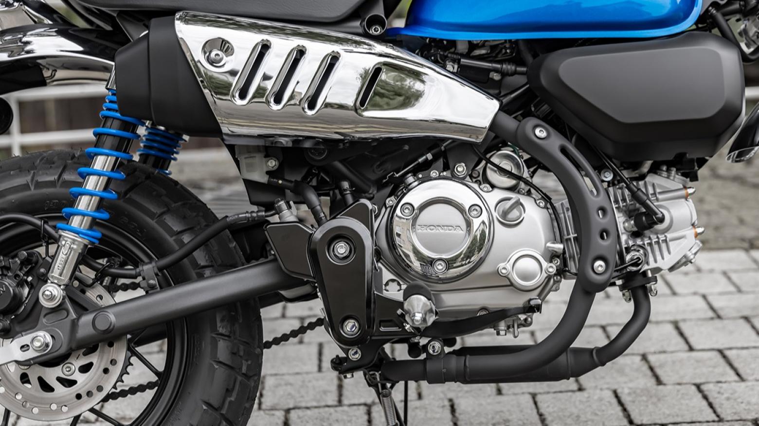 Honda Monkey 125 Motosiklet Özellikleri : Honda Monkey 125 9.3hp Güç, 11nm. Tork, 96km/h Top Speed, 125cc Motor Hacmi,  Fiyat : 189000TL Fiyat, , 104kg Ağırlık, Ön Arka Disk Abs Fren, Ön - Arka(120/80 R12 / 130/80 R12)