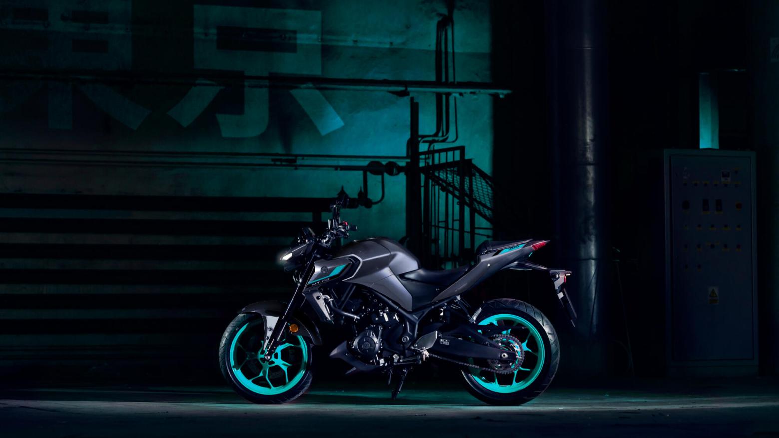 YAMAHA MT-03 Motosiklet Özellikleri : YAMAHA MT-03 42hp Güç, 29.6nm. Tork, 180km/h Top Speed, 300cc Motor Hacmi,  Fiyat : Henüz Ülkemiz de Fiyatı Belli Değil, , 168kg Ağırlık, Ön Hidrolik tek diskli fren, 298 mm; ABS, Arka Hidrolik tek diskli fren, 220 mm; ABS'ler Fren, Ön 110/70R17, Arka 140/70R17